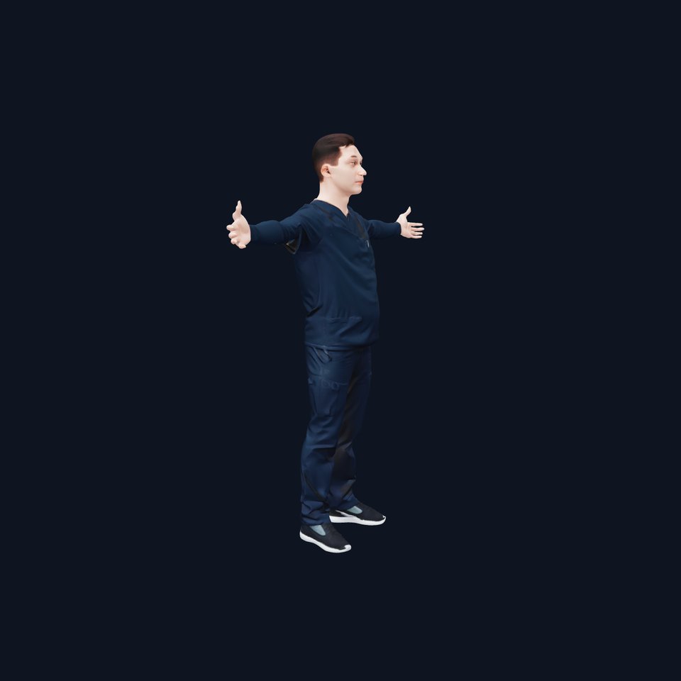 Professional Male Nurse model pack